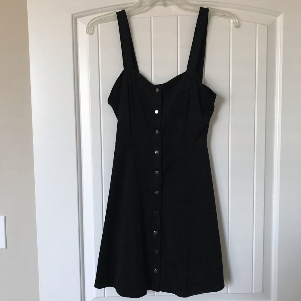 Forever 21 Contemporary Snap-Up Mini Dress